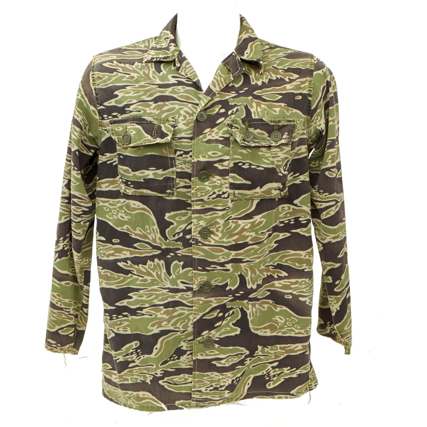 Original U.S. Vietnam War MACV-SOG Special Forces Tiger Stripe Camouflage Fatigue Uniform