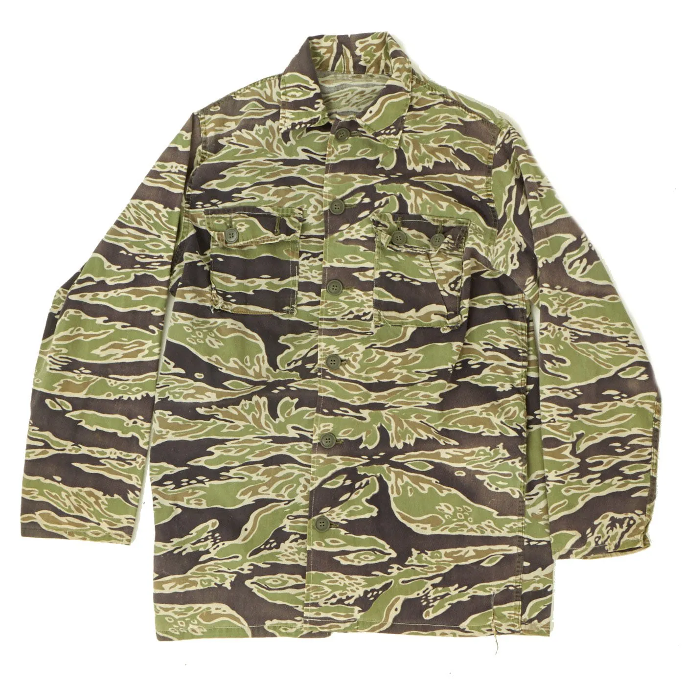 Original U.S. Vietnam War MACV-SOG Special Forces Tiger Stripe Camouflage Fatigue Uniform