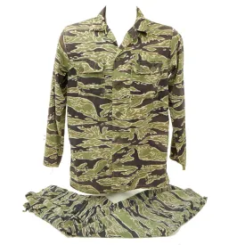 Original U.S. Vietnam War MACV-SOG Special Forces Tiger Stripe Camouflage Fatigue Uniform