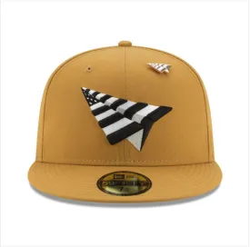 Paper Plane Crown Snapback - Maple