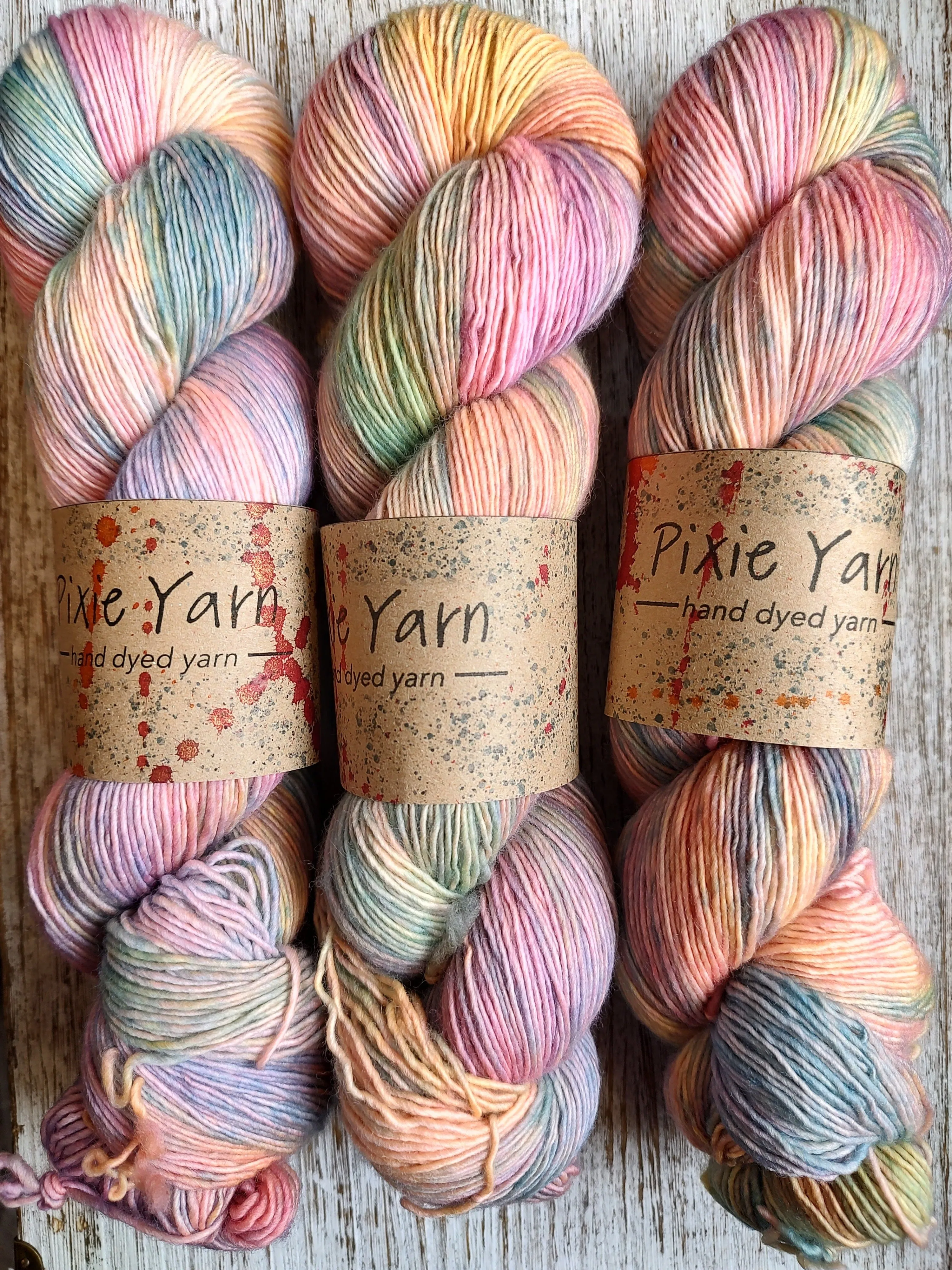 Pixie Yarn Merino Singles 4 ply