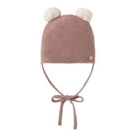 PR Esencial Blush Knit Hat w/Pom Pom