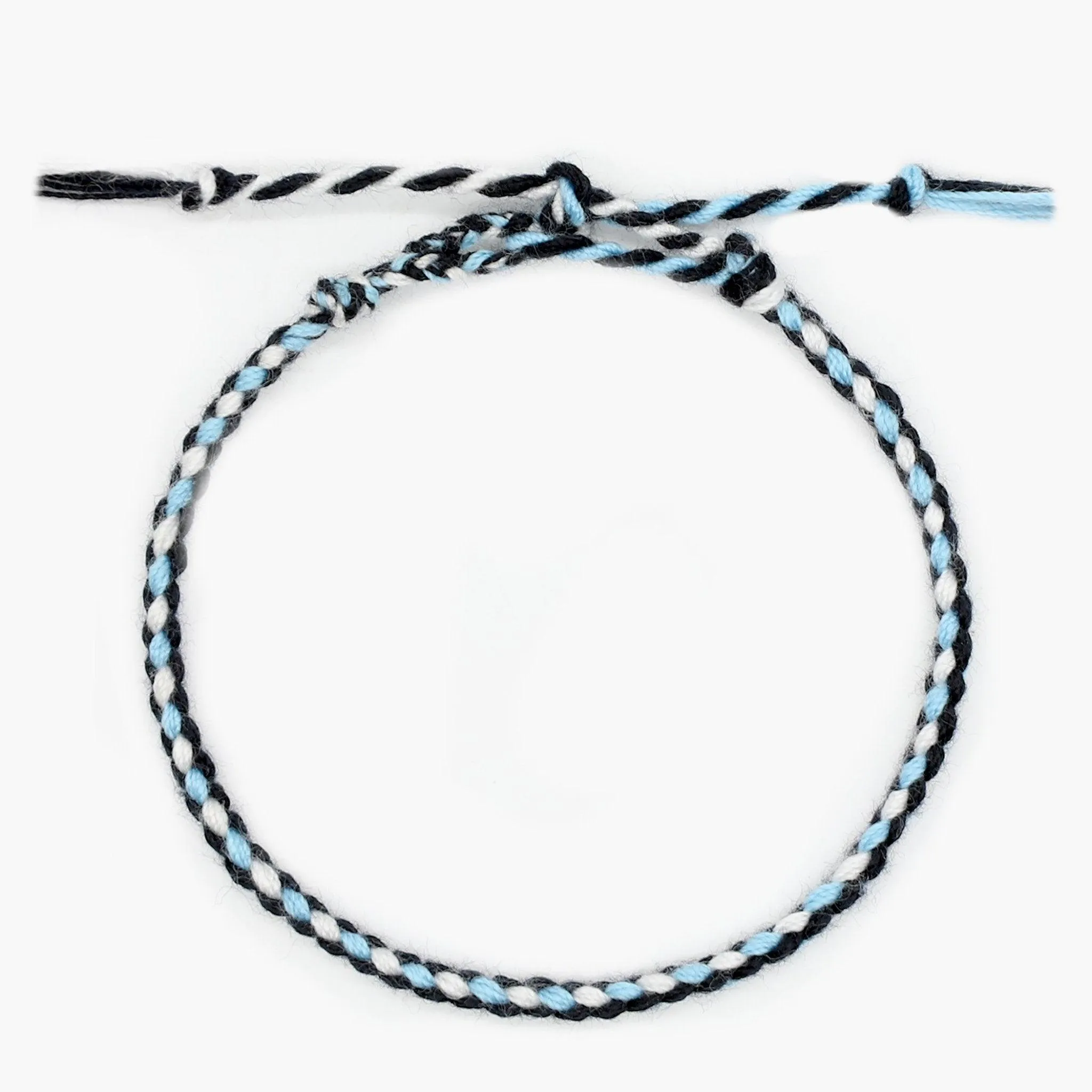 Pranayama Cotton Bracelet (Shade of Blue)