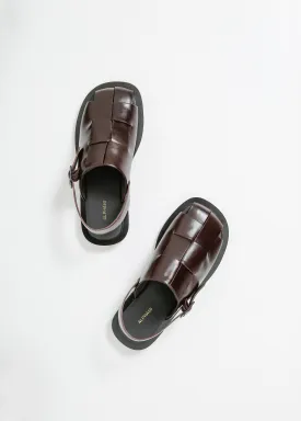 QUINN SANDAL	 / PLUM