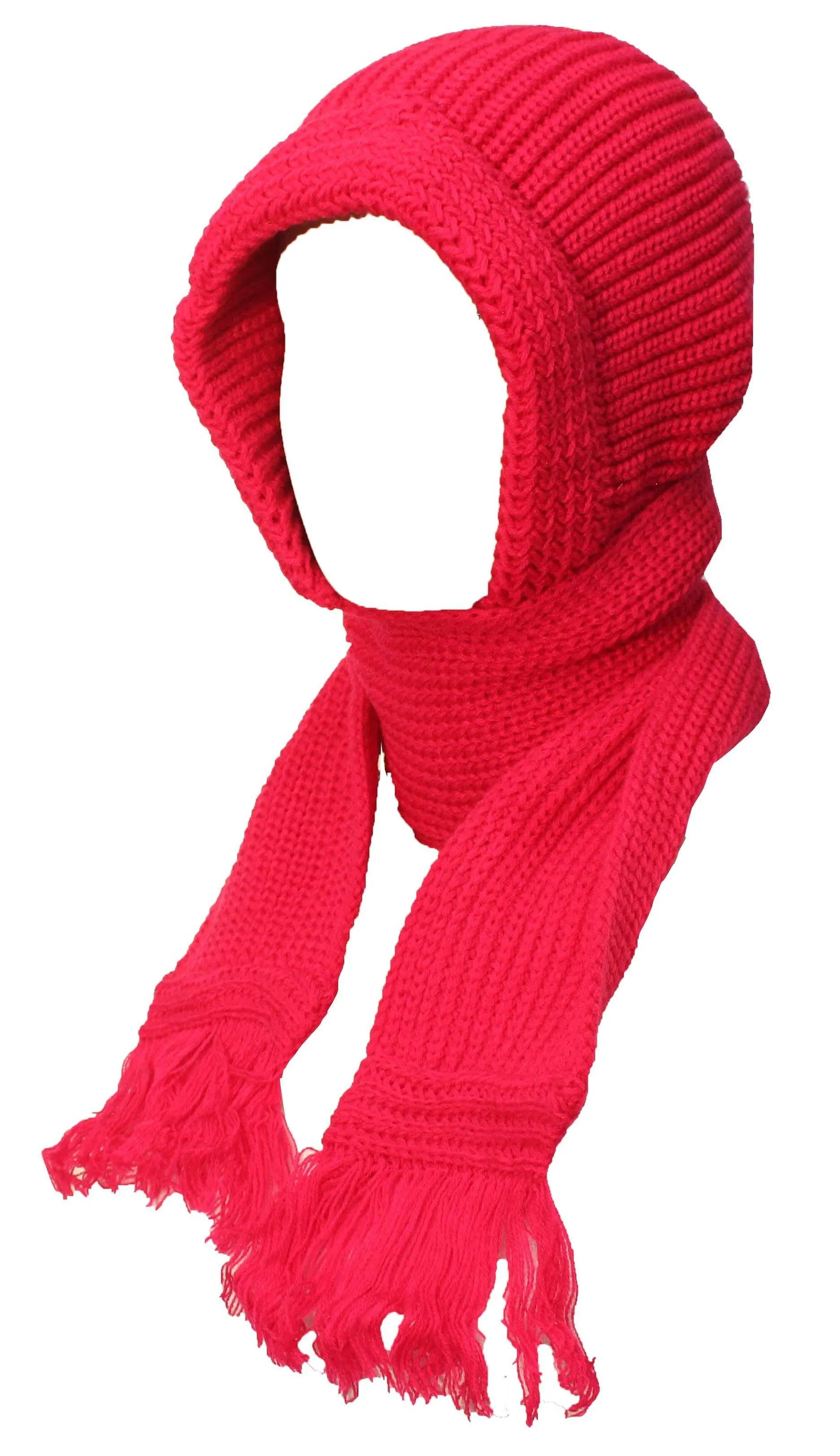 Romano nx 2-in-1 Wool Scarves for Women with Wool Cap Attached