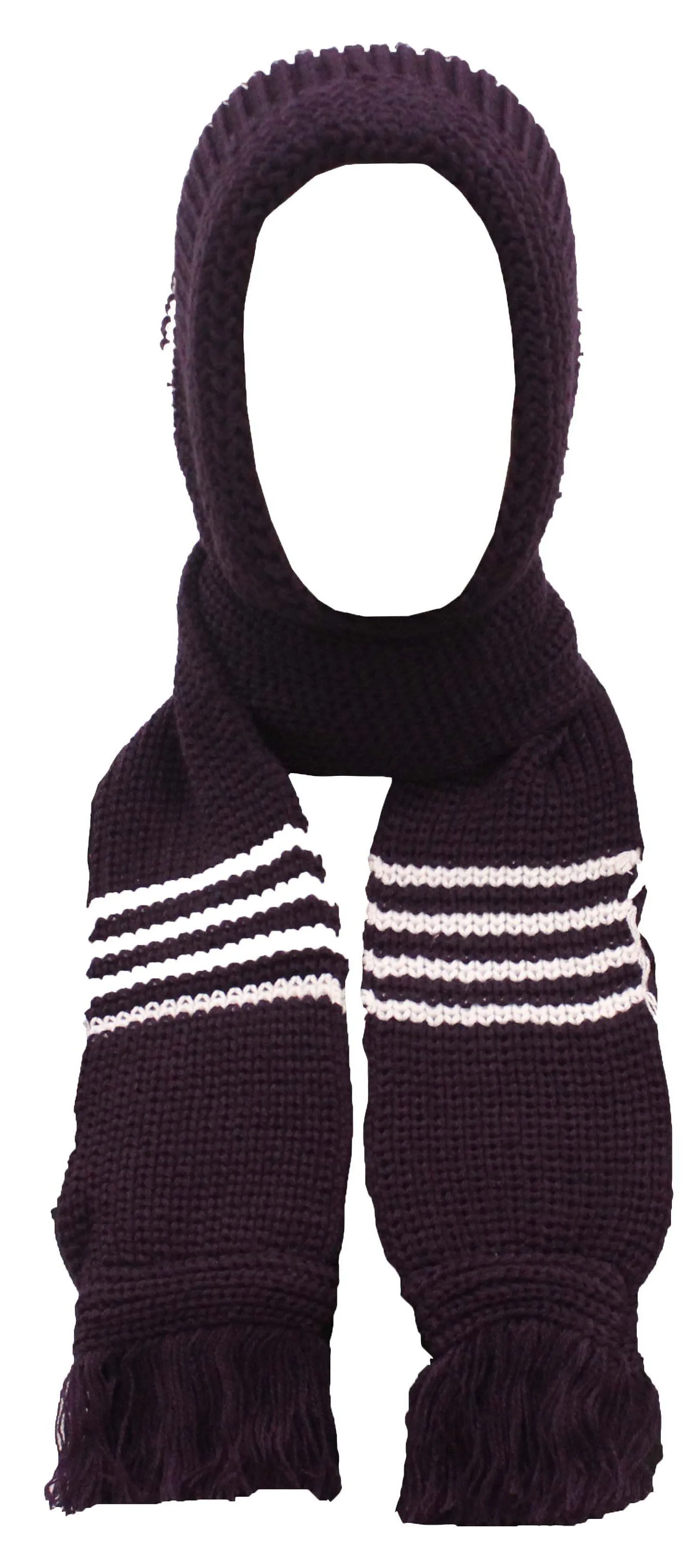 Romano nx 2-in-1 Wool Scarves for Women with Wool Cap Attached