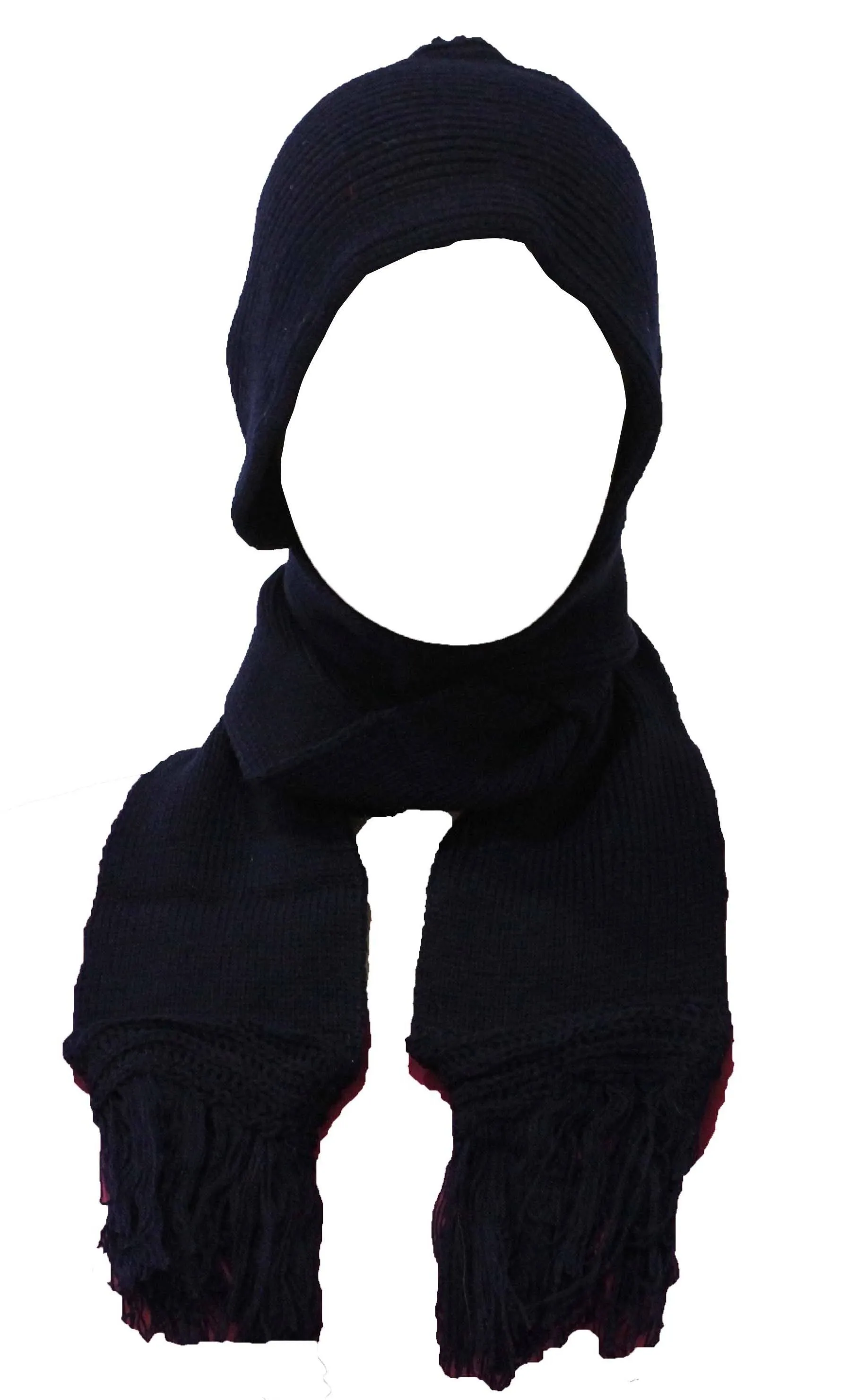 Romano nx 2-in-1 Wool Scarves for Women with Wool Cap Attached