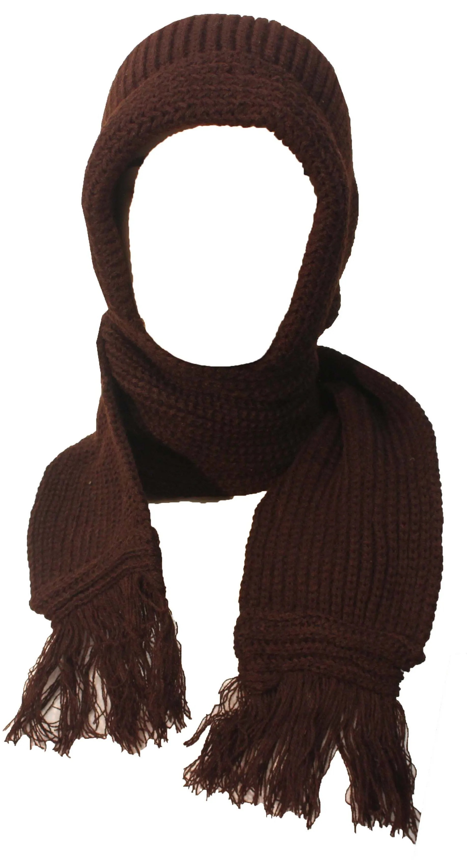 Romano nx 2-in-1 Wool Scarves for Women with Wool Cap Attached