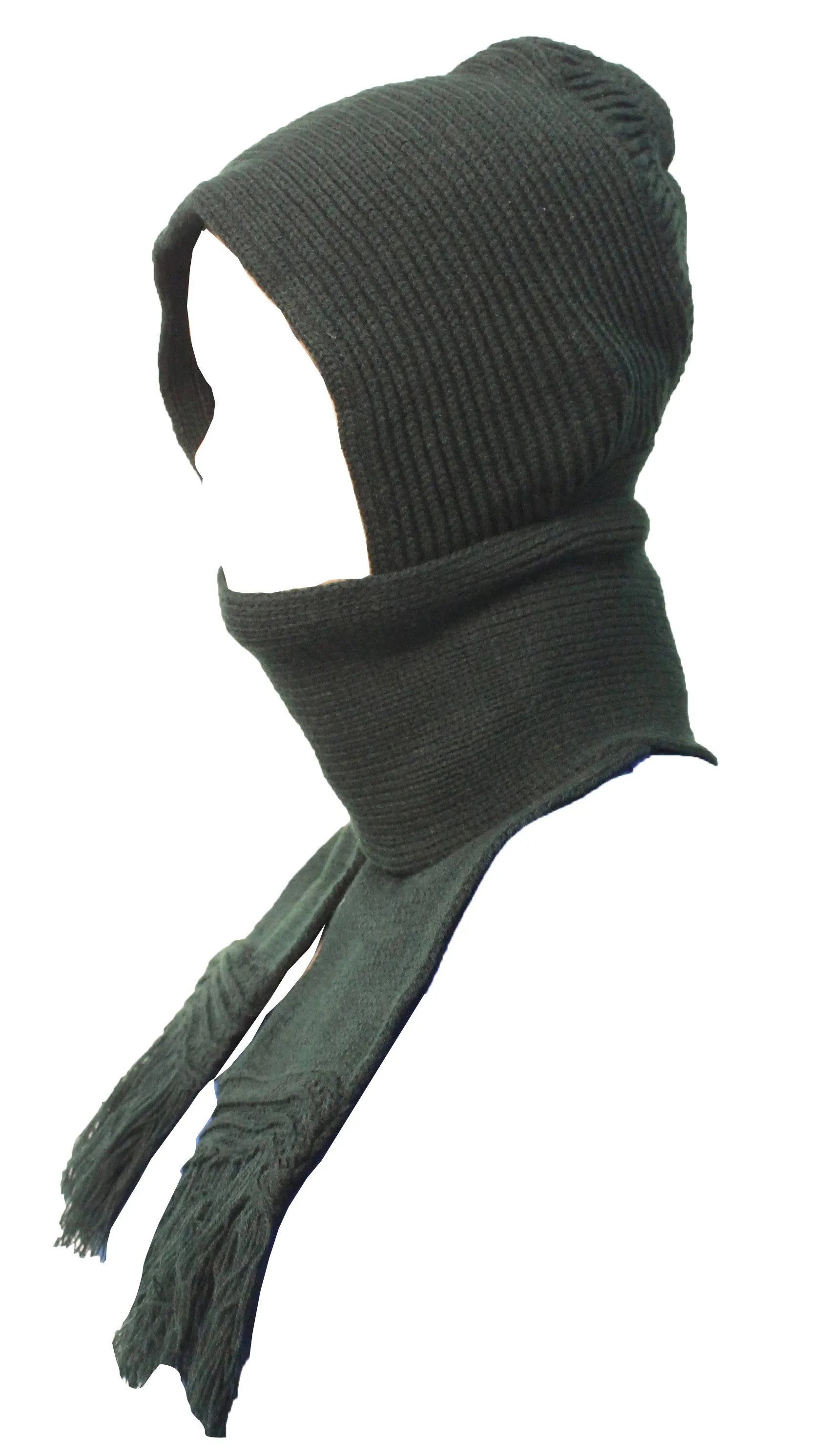 Romano nx 2-in-1 Wool Scarves for Women with Wool Cap Attached