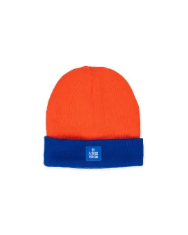 Signature Reversible Beanie - Blue/Orange