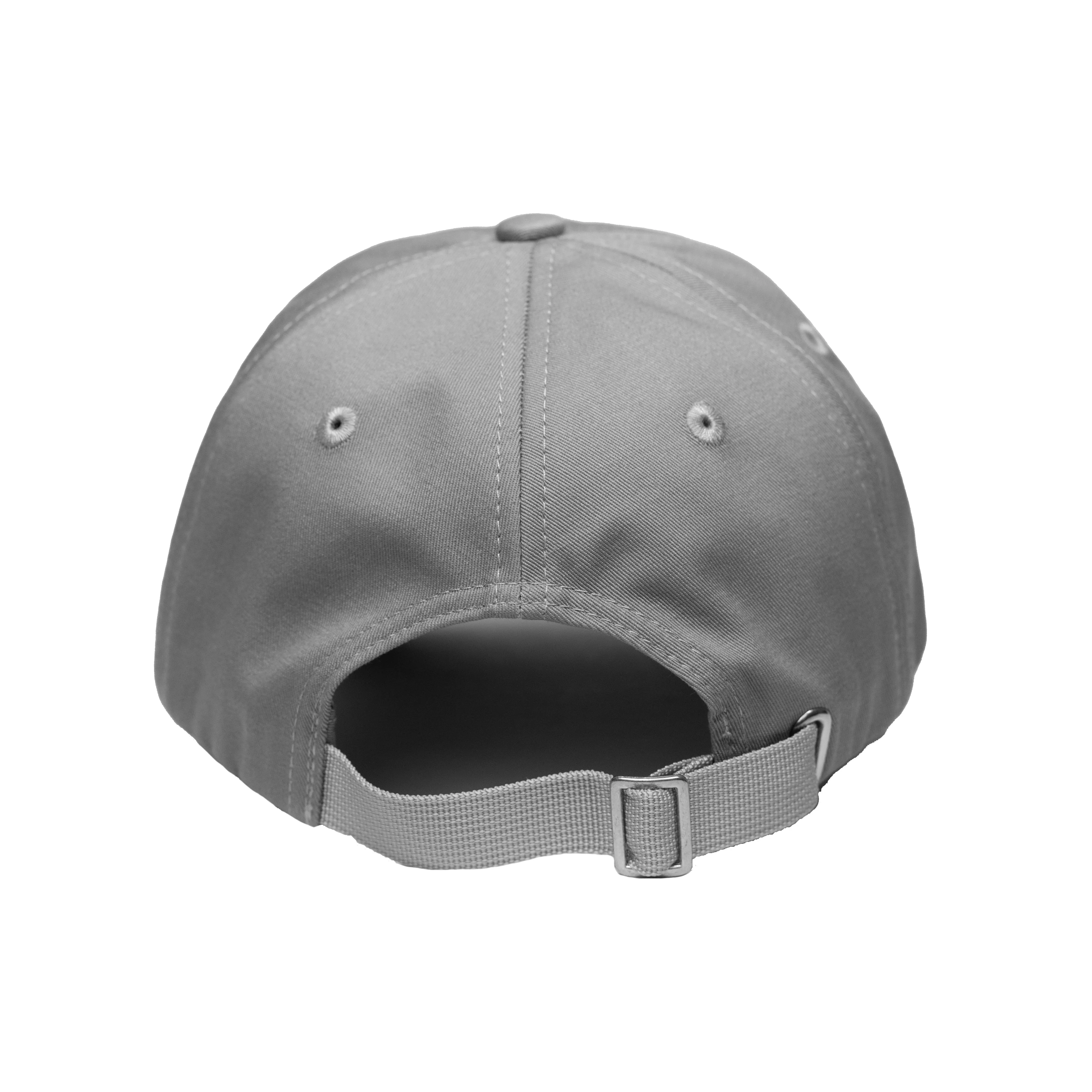 Signature Strap-Back Cap Grey / White