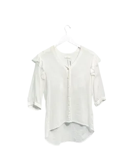 Size 6 - Matin Sheer White Japanese Cotton Shirt