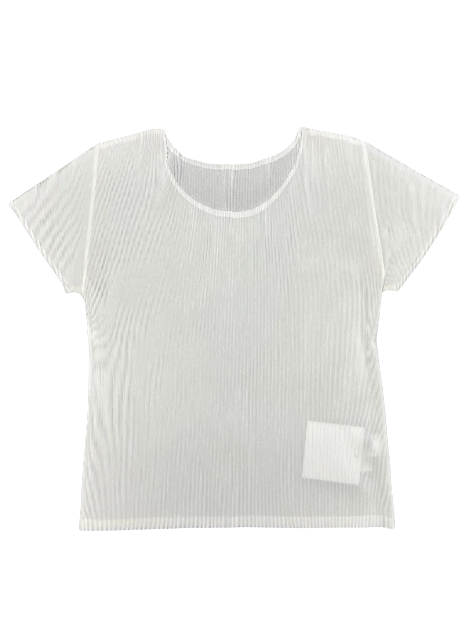 Size S/M - Issey Miyake Pleats Please White Top