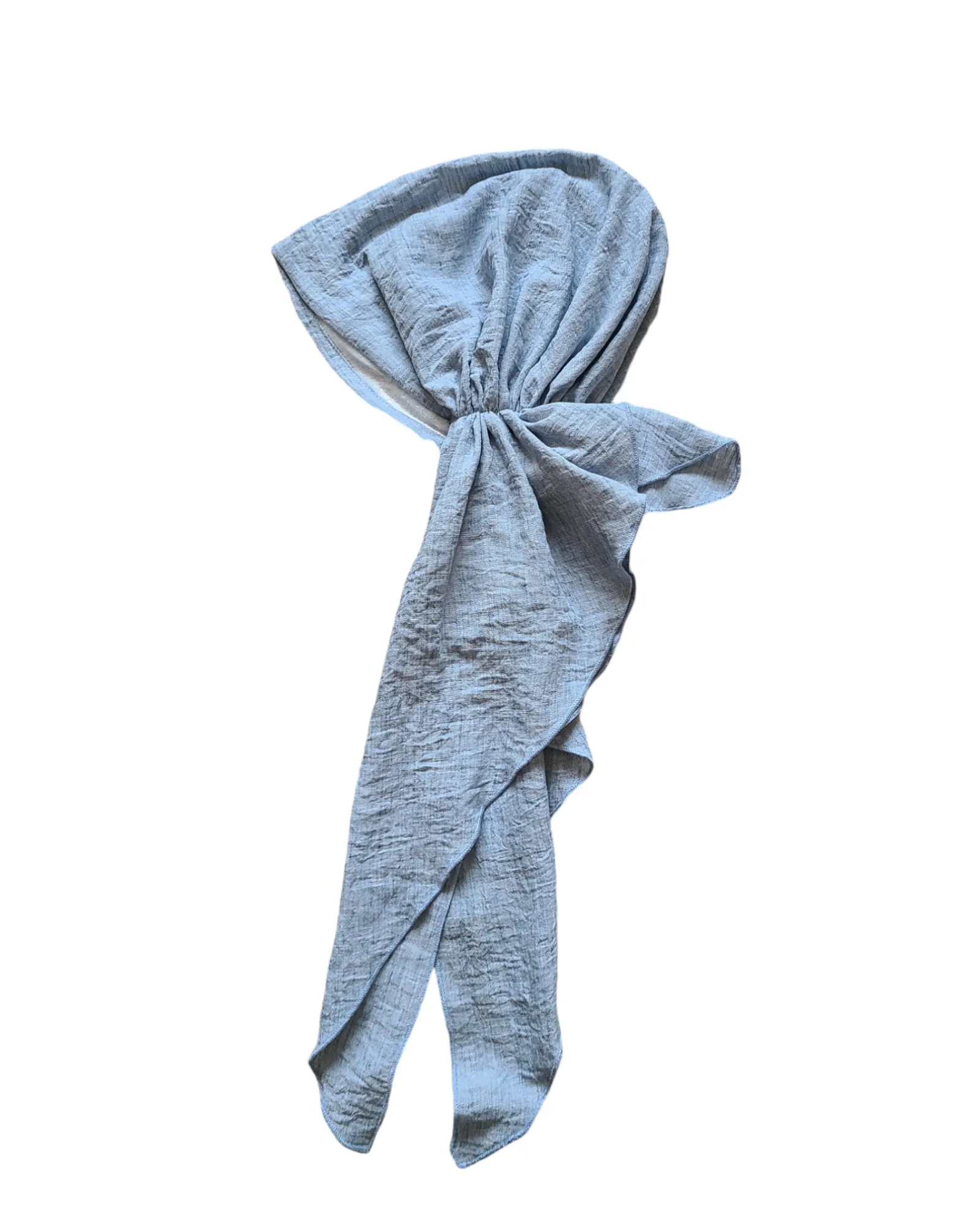 Solid Linen Adjustable Pretied Scarf