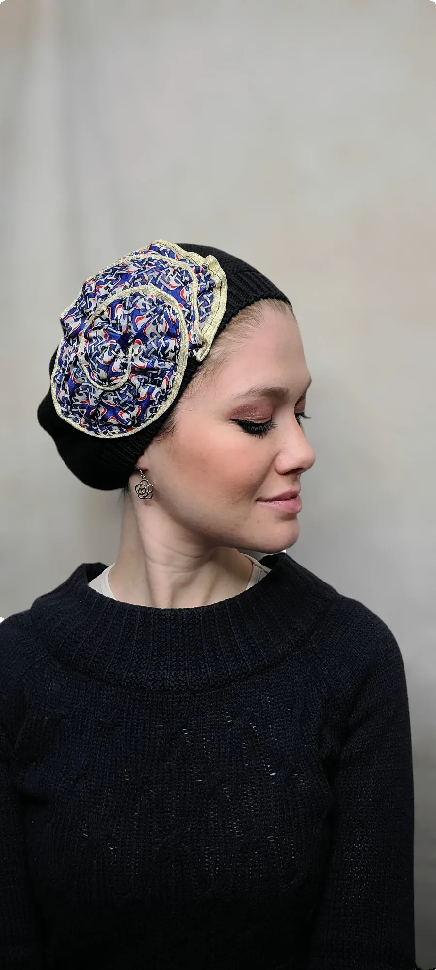 Standard Size Navy Blue French Beret