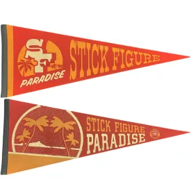 Stick Figure Pennant