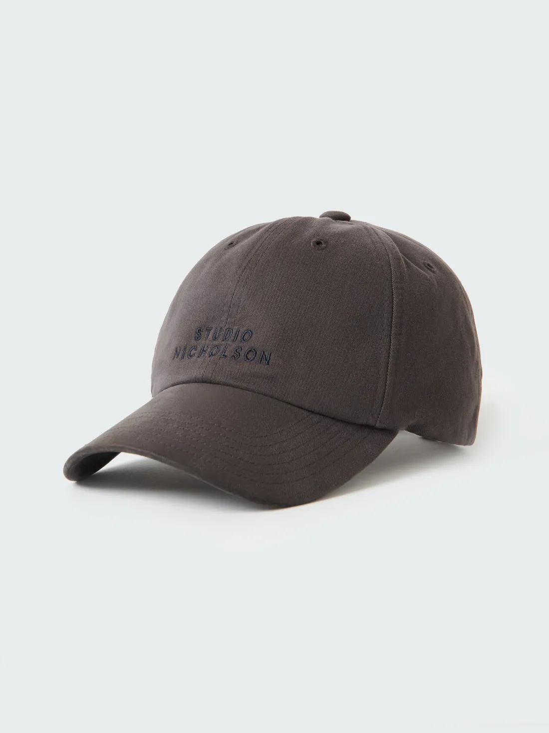 Studio Nicholson Logo Cap Asphalt