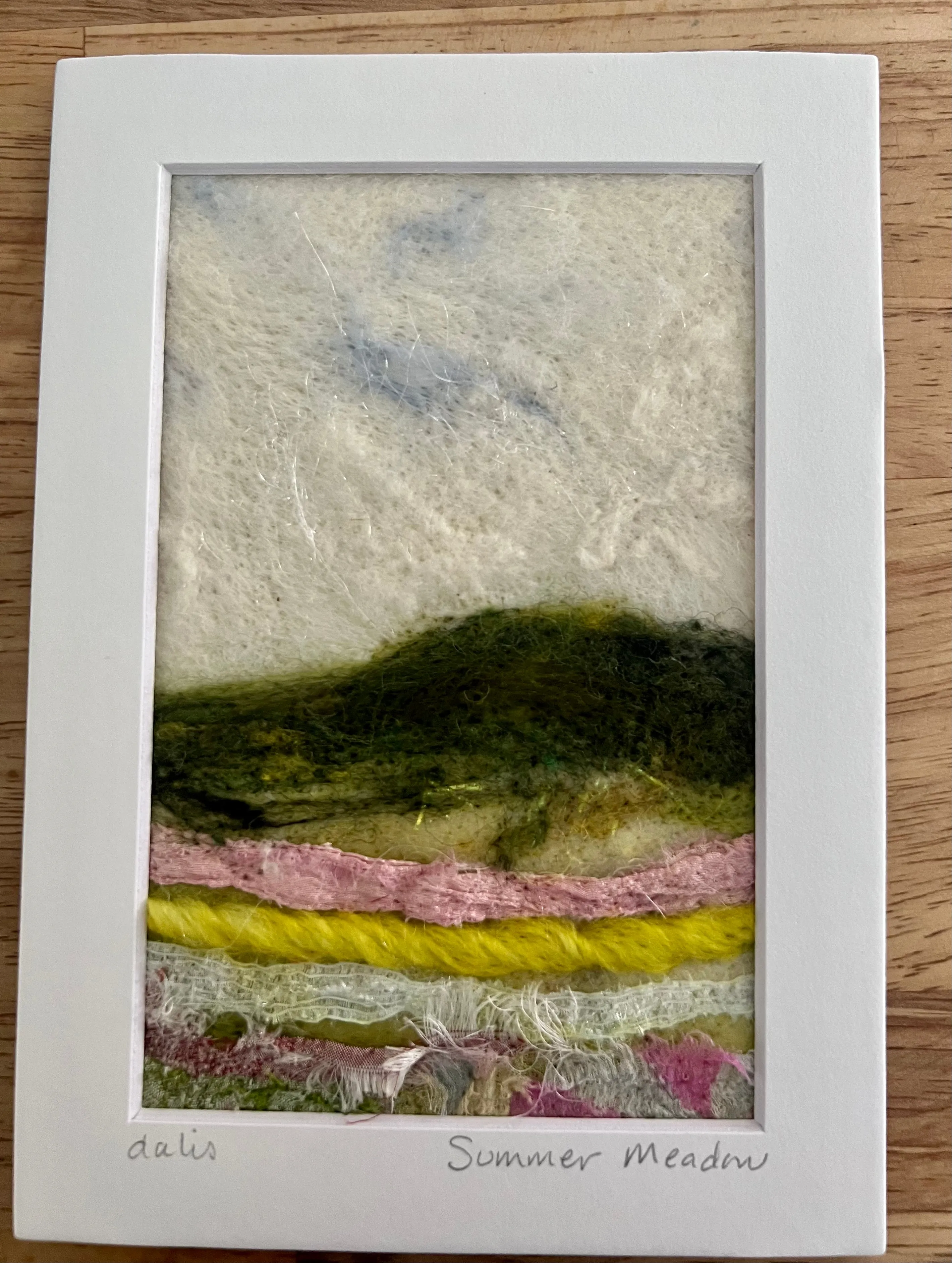 Wool Painting, Summer Meadow