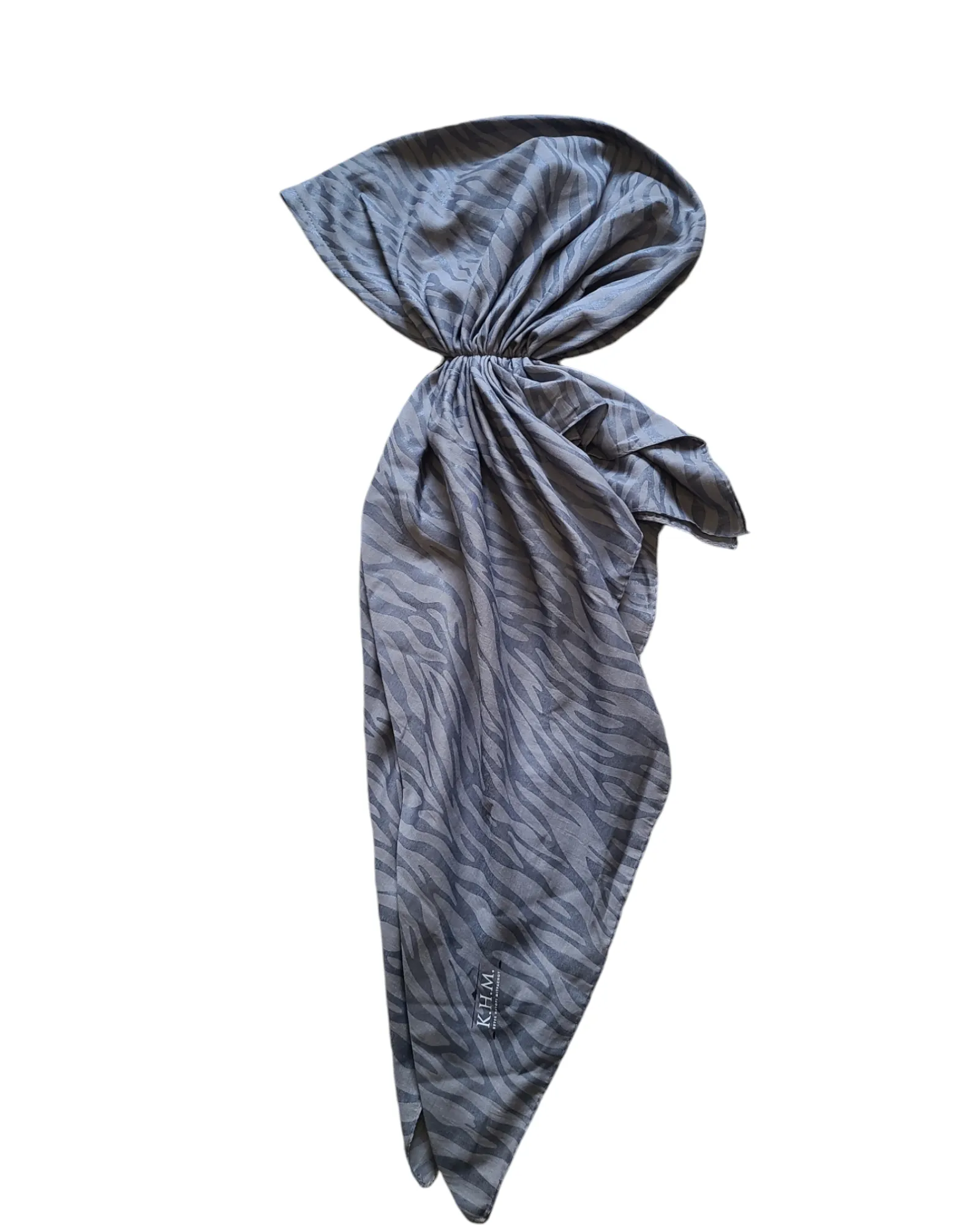 Zebra Striped Pretied Scarf